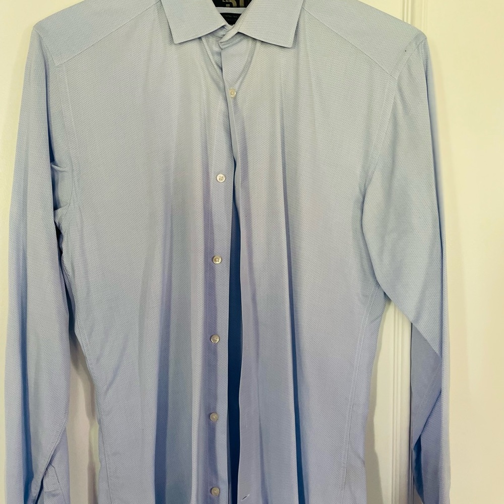 Blue dress shirt